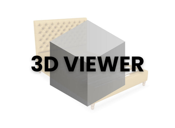 Holkham Fabric bed 3D model