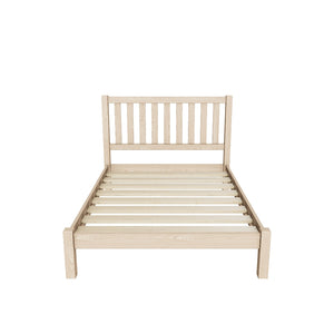 Shelton Solid Oak Bed - Low End