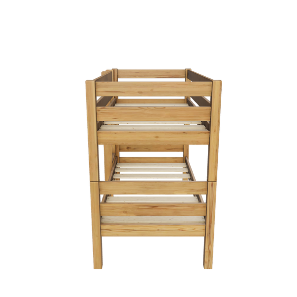 Wooden Bunk Bed  3D Model