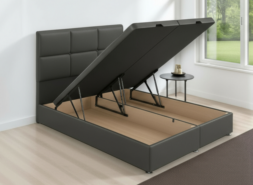 In Stock I King Size Electric Ottoman Base & Diaschia Headboard Bundle