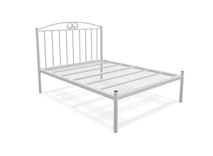 Aubrey Low End Bed Finished in White