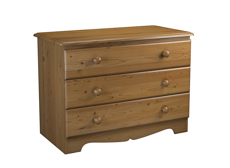 Wellington 3 Drawer Chest in Oak