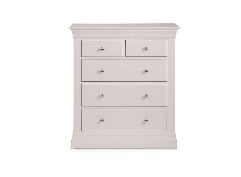 Clermont Chest 3+2 Drawers in Light Grey