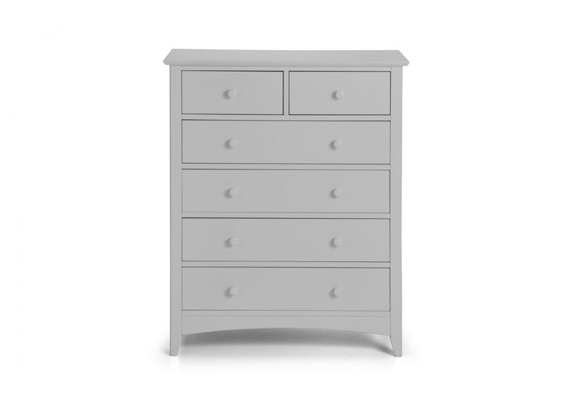 Cameo Chest 4 + 2 Drawers in Surf Grey