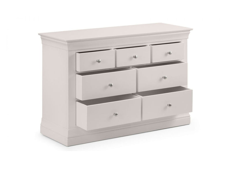 Clermont Chest 4+3 Drawers in Light Grey