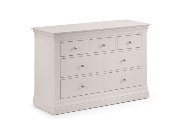 Clermont Chest 4+3 Drawers in Light Grey
