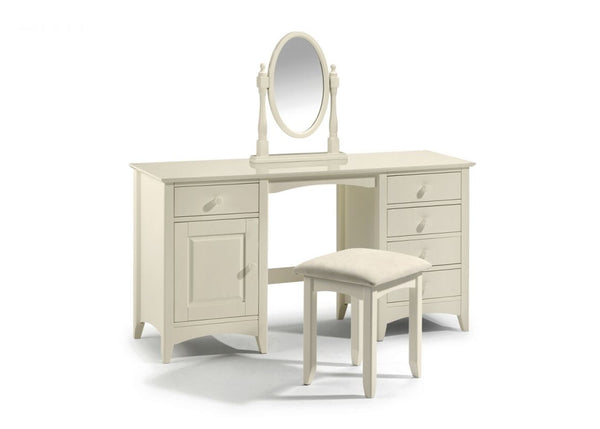 Cameo Dressing Table in Stone White