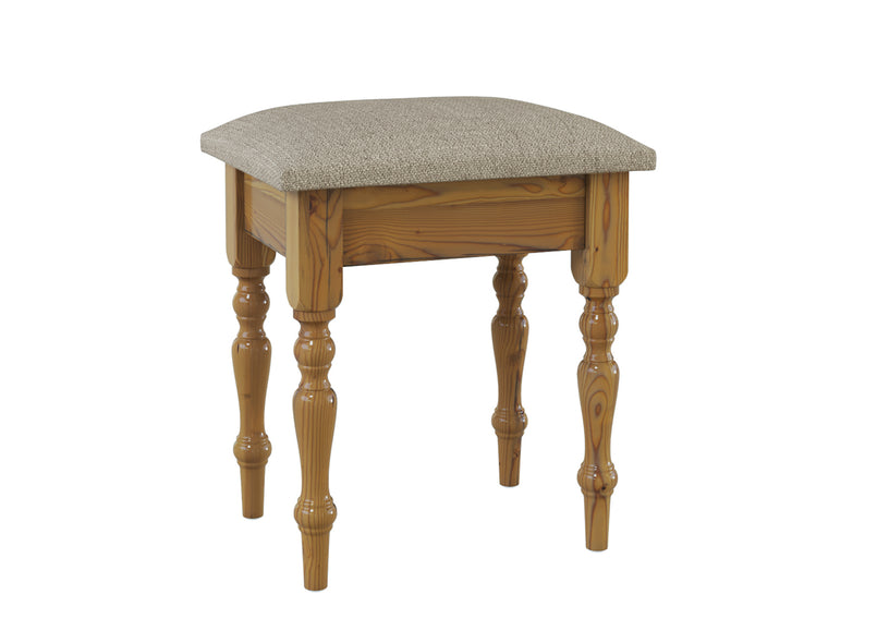 Wellington Dressing Table Stool in Oak