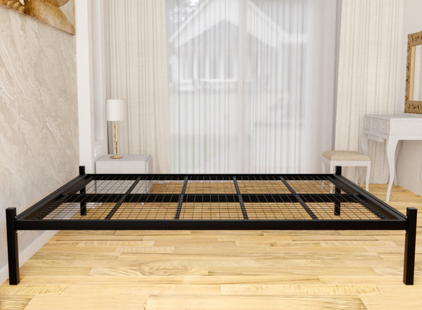Wroxham Platform Bed in Black (Mesh Base)