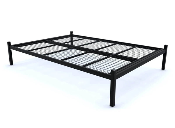 Wroxham Platform Bed in Black (Mesh Base)