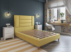 Alderford Bed in Moda Ochre 