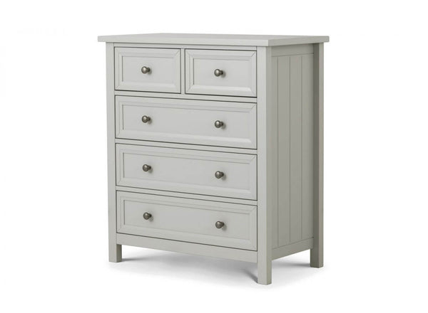 Maine 3 + 2 Drawer Chest in Dove Grey