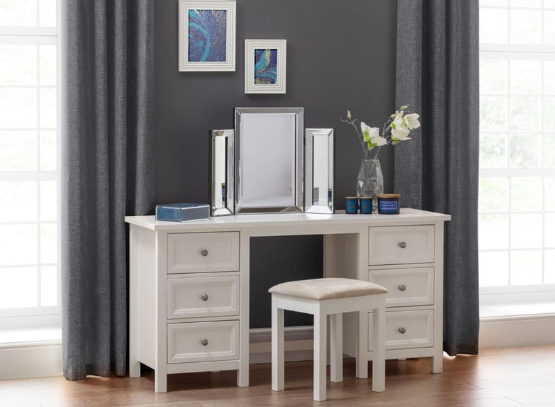 Maine Dressing Table in Surf White