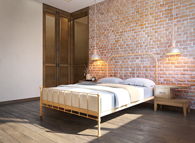 Rod iron outlet full size bed