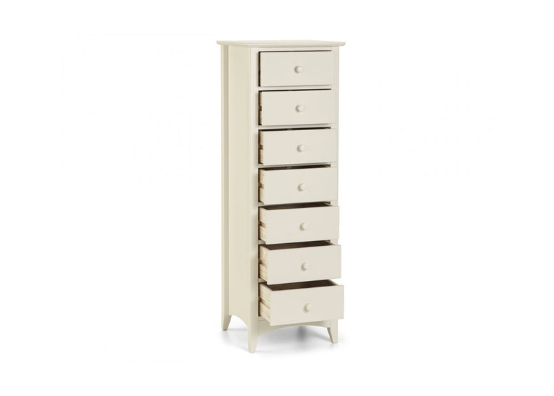 Cameo Chest 7 Drawers in Stone White