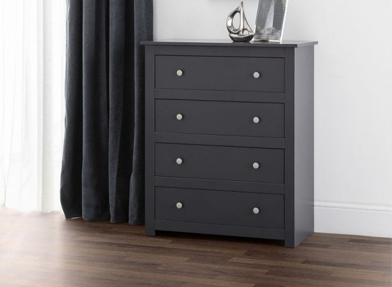 Radley Chest 4 Drawers in Anthracite