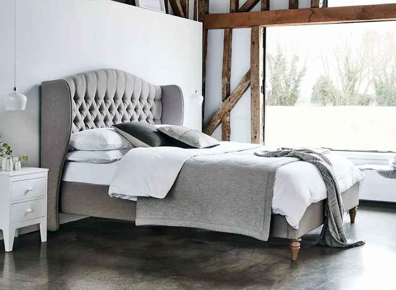 Sheringham Fabric Bed in Custom Finish