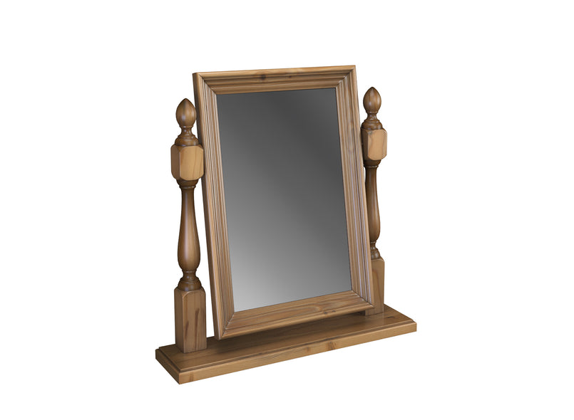 Wellington Single Table Mirror in Oak