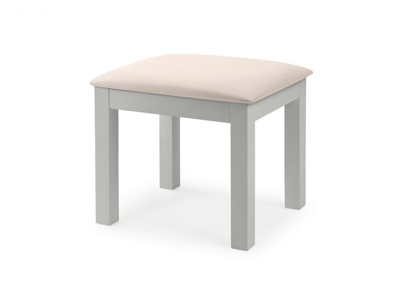 Maine Dressing Table Stool in Dove Grey